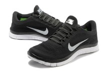 Кроссовки мужские Nike Free Run на каждый день черно-белые